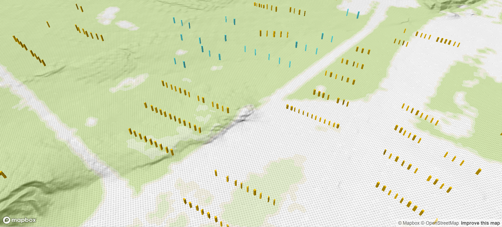 Map of US Wind Turbines